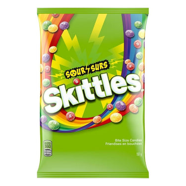 Sour Fruit Flavoured Candy 151 Grams (Case Of 12) by Skittles