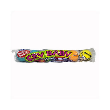 Cry Baby Extra Sour Gum 6 Packets (Case of 24) by Dubble Bubble