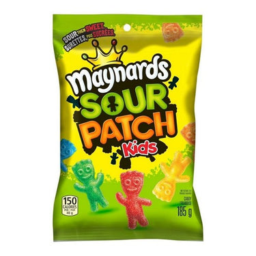 Sour Patch Kids Original Shaped Sour Gummies 185 Grams (Case Of 12) by Maynards