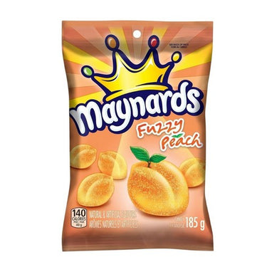 Fuzzy Peach Flavoured Sour Gummies 185 Grams (Case Of 12) by Maynards