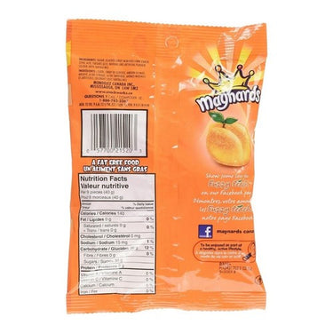 Fuzzy Peach Flavoured Sour Gummies 185 Grams (Case Of 12) by Maynards