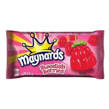 Swedish Berries Gummy 64 Grams (Case Of 18) by Maynards