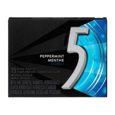 5 Cobalt Gum Cooling Pepermint 10 Count (Case Of 10) by Wrigley's