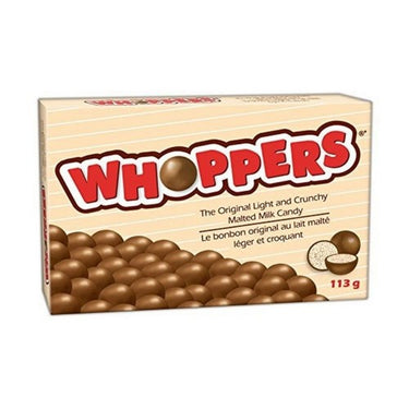 Chocolate Malted Milk Ball Candy Big Box 113 Grams (Case Of 12) by Whoppers
