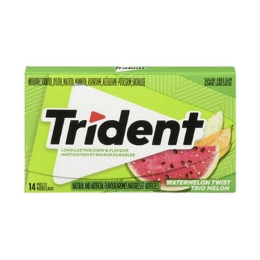 Watermelon Twist Flavoured Sugar Free Gum 12 Count (Case Of 12) by Trident