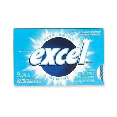 Excel Peppermint Flavoured Sugar-Free Gum 12 Count (Case Of 12) by Wrigley's