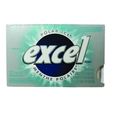 Excel Polar Ice Flavoured Sugar-Free Gum 12 Count (Case Of 12) by Wrigley's