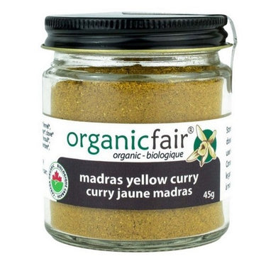 Madras Yellow Curry Spice Blend Organic 45 Grams (Case Of 6) by Organic Fair