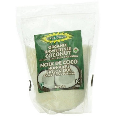 Organic Coconut Shredded 250 Grams (Case Of 12) by Lets Do Organics