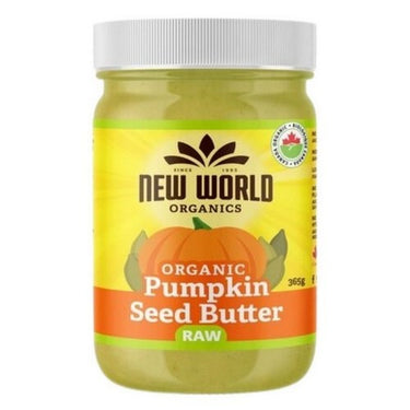 Organic Pumpkin Seed Butter Raw 365 Grams (Case Of 12) by New World Organics
