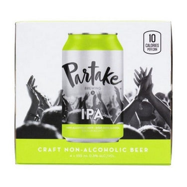 Non-Alcoholic Beer IPA 4 X 355 Ml (Case Of 6) by Partake