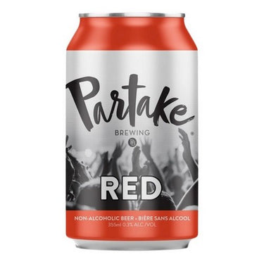 Non-Alcoholic Beer Red 4 X 355 Ml (Case Of 6) by Partake