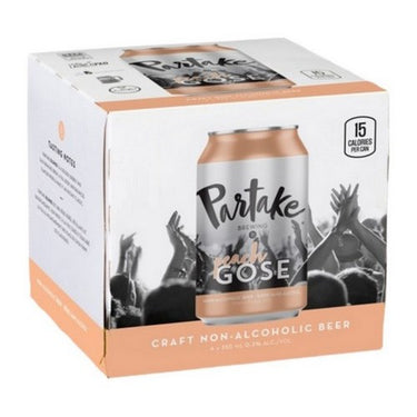 Non-Alcoholic Beer Peach Gose 4 X 355 Ml (Case Of 6) by Partake