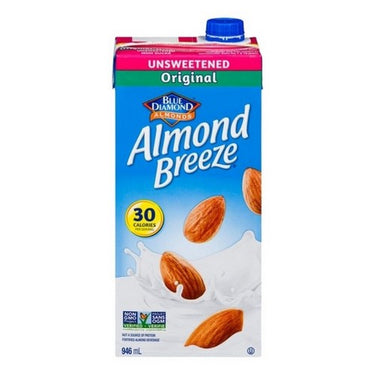 Almond Original Unsweetened 946 Ml (Case Of 12) by Blue Diamond