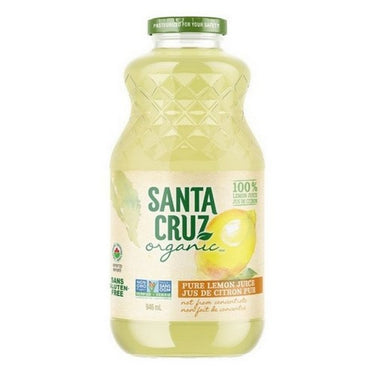 Organic Pure Lemon Juice 100% 946 Ml (Case Of 6) by Santa Cruz