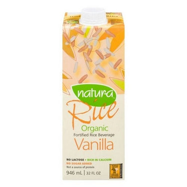 Organic Rice Enriched Vanilla 946 Ml (Case Of 12) by Natura Solutions