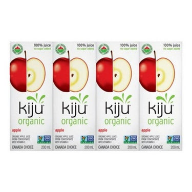 Organic Apple 4 X 200 Ml (Case Of 8) by Kiju Organic