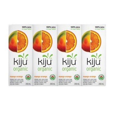 Organic Mango Orange 4 X 200 Ml (Case Of 8) by Kiju Organic