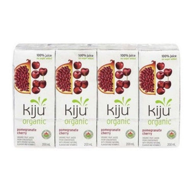 Organic Pomegranate Cherry 4 X 200 Ml (Case Of 8) by Kiju Organic
