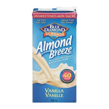 Almond Vanilla Unsweetened 1.89 Litres (Case Of 8) by Blue Diamond