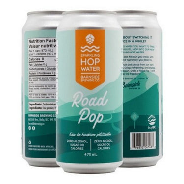 Sparkling Hop Water Zero Alcohol Original 4 X 473 Ml (Case Of 6) by Road Pop