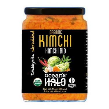 Organic Kimchi Shredded 480 Ml (Case Of 6) by Ocean's Halo