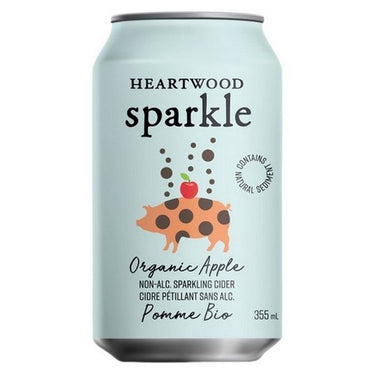 Organic Apple Non-alcoholic Sparkling Cider 355 Ml (Case Of 24) by Heartwood Sparkle