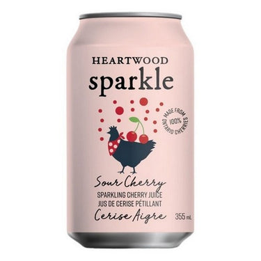 Sour Cherry Sparkling Cherry Juice 355 Ml (Case Of 24) by Heartwood Sparkle