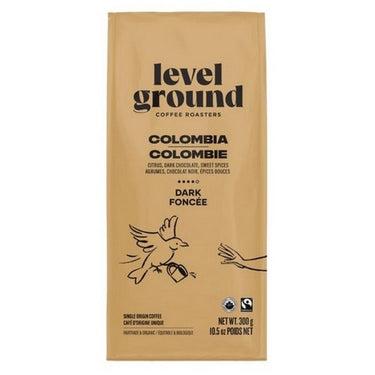 Organic Colombia Dark Ground 300 Grams (Case Of 6) by Level Ground