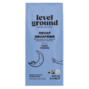 Organic Decaf Dark Whole Bean 300 Grams (Case Of 6) by Level Ground