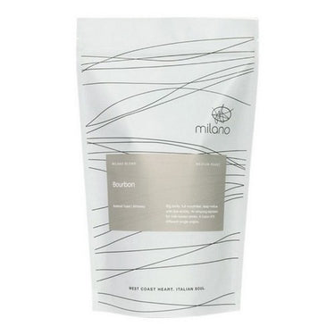 Bourbon Medium Roast Whole Bean 340 Grams (Case Of 6) by Milano Coffee