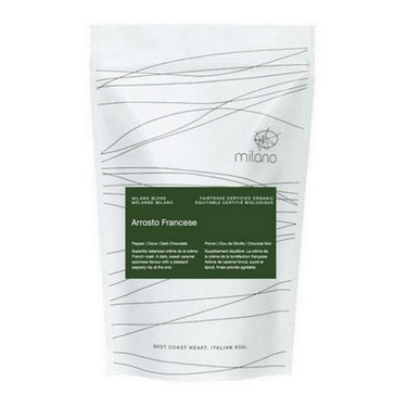Organic Arrosto Francese Dark Roast Whole Bean 340 Grams (Case Of 6) by Milano Coffee