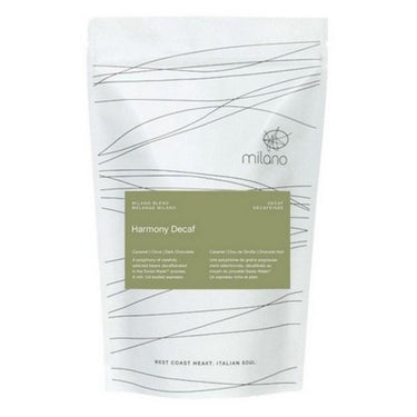 Organic Harmony Decaf Espresso Swiss Water Process Whole Bean 340 Grams (Case Of 6) by Milano Coffee