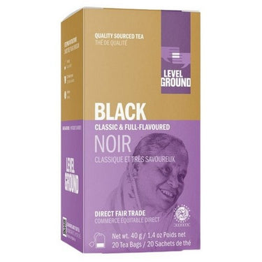 Black Tea Classic & Full-Flavoured 20 Bags (Case Of 12) by Level Ground
