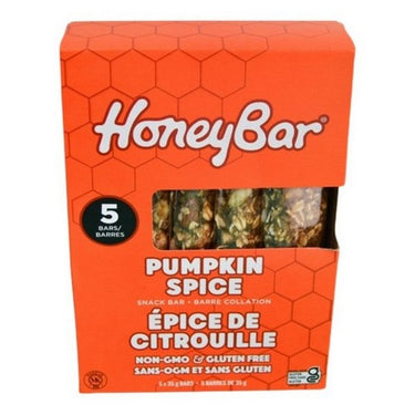 HoneyBar Pumpkin Spice 5 X 35 Grams (Case Of 8) by HoneyBar