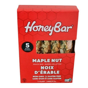 HoneyBar Maple Nut 5 X 35 Grams (Case Of 8) by HoneyBar