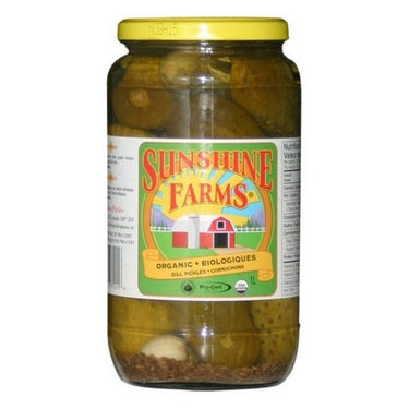 Organic Pickles Whole Dills 1 Litre (Case Of 12) by Sunshine Farms
