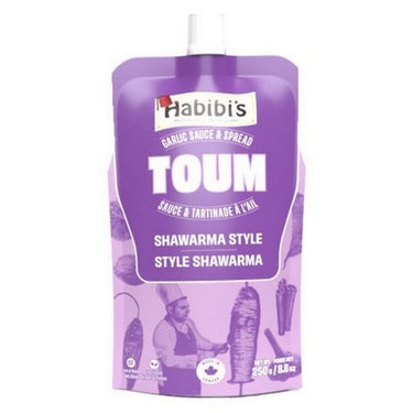 Toum Garlic Sauce & Spread Plant-Based Shawarma-Style 250 Grams (Case Of 8) by Habibis