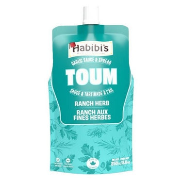 Toum Garlic Sauce & Spread Plant-Based Ranch Herb 250 Grams (Case Of 8) by Habibis