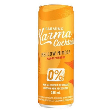 Mellow Mimosa Mango Zero Alcohol 285 Ml (Case Of 4) by Farming Karma