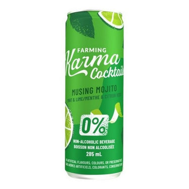 Musing Mojito Mint & Lime Zero Alcohol 285 Ml (Case Of 4) by Farming Karma