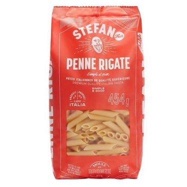 Penne Rigate Durum Semolina Bronze Die Cut 454 Grams (Case Of 16) by Stefano Faita