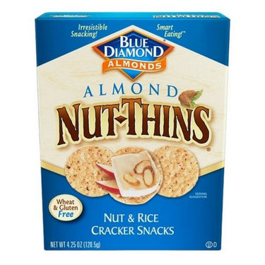Nut-Thins Almond Original 120 Grams (Case Of 12) by Blue Diamond