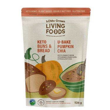 Organic Keto U-Bake Buns & Bread Mix Pumpkin Chia 500 Grams (Case Of 8) by Home Grown