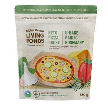 Organic Keto U-Bake Pizza Crust Mix Garlic Rosemary 330 Grams (Case Of 12) by Home Grown