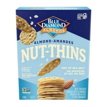 Nut-Thins Almond Hint of Sea Salt 120 Grams (Case Of 12) by Blue Diamond