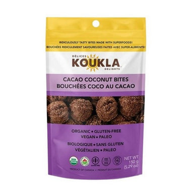 Organic Macaroons Cacao Choco Coco 150 Grams (Case Of 8) by Koukla Delights