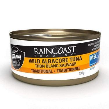 Tuna Albacore Traditional 150 Grams (Case Of 12) by Raincoast Trading