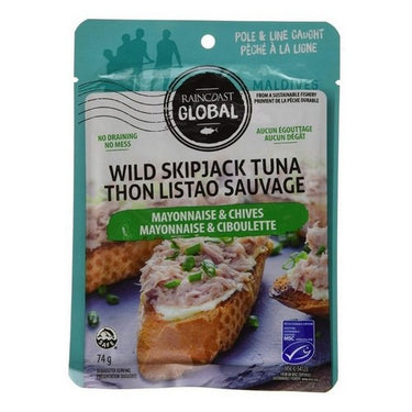 Tuna Wild Skipjack Mayonnaise & Chives 74 Grams (Case Of 24) by Raincoast Trading