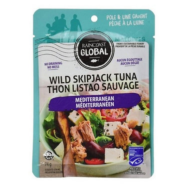 Tuna Wild Skipjack Mediterranean 74 Grams (Case Of 24) by Raincoast Trading